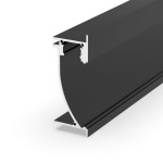 Profil LED - P26-2 czarny lakierowany
