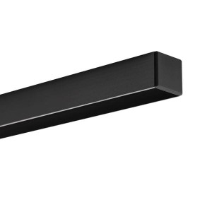 Profil MICRO-HG czarny anodowany z czarną przesłoną