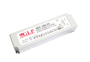 LED power supply GLP GPV series 24V/4,2A, CV, non-PFC, IP67 plastic case