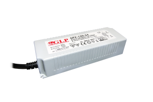 LED power supply GLP GPV series 24V/5A, CV, non-PFC, IP67, plastic case