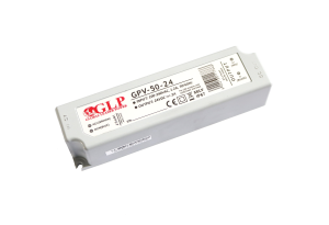 LED power supply GLP GPV series 24V/2A, CV, non-PFC, IP67 plastic case