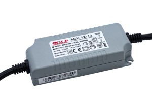 GLP: zasilacz 12V/1A, CV, IP40, plastic case
