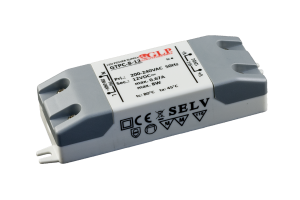 zasilacz impulsowy LED 12V/0.67A C.V. plastic case