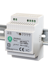 Zasilacz DIN 12V/2.5A, plastic